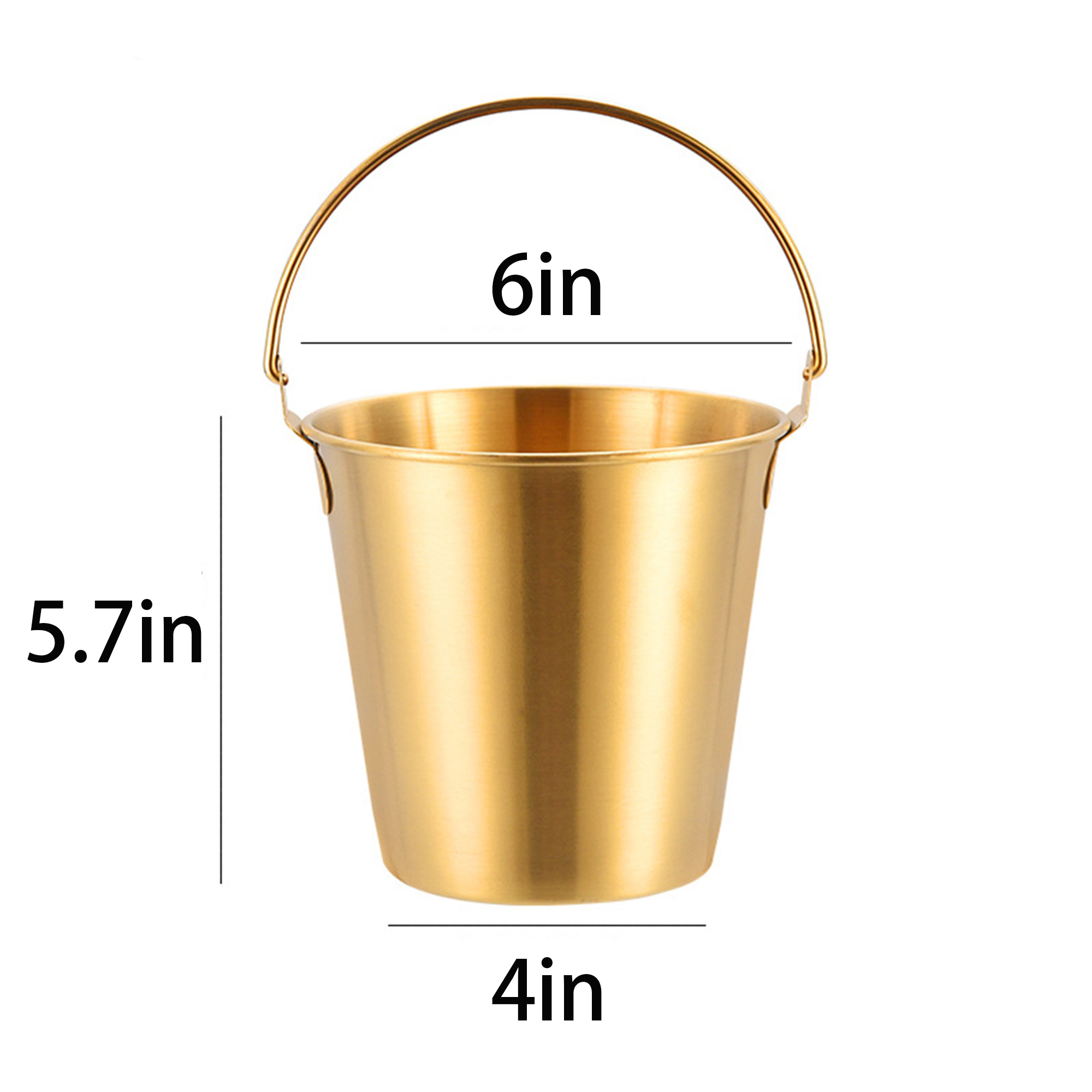 57.5oz Large Capacity Ice Bucket with Handle 3