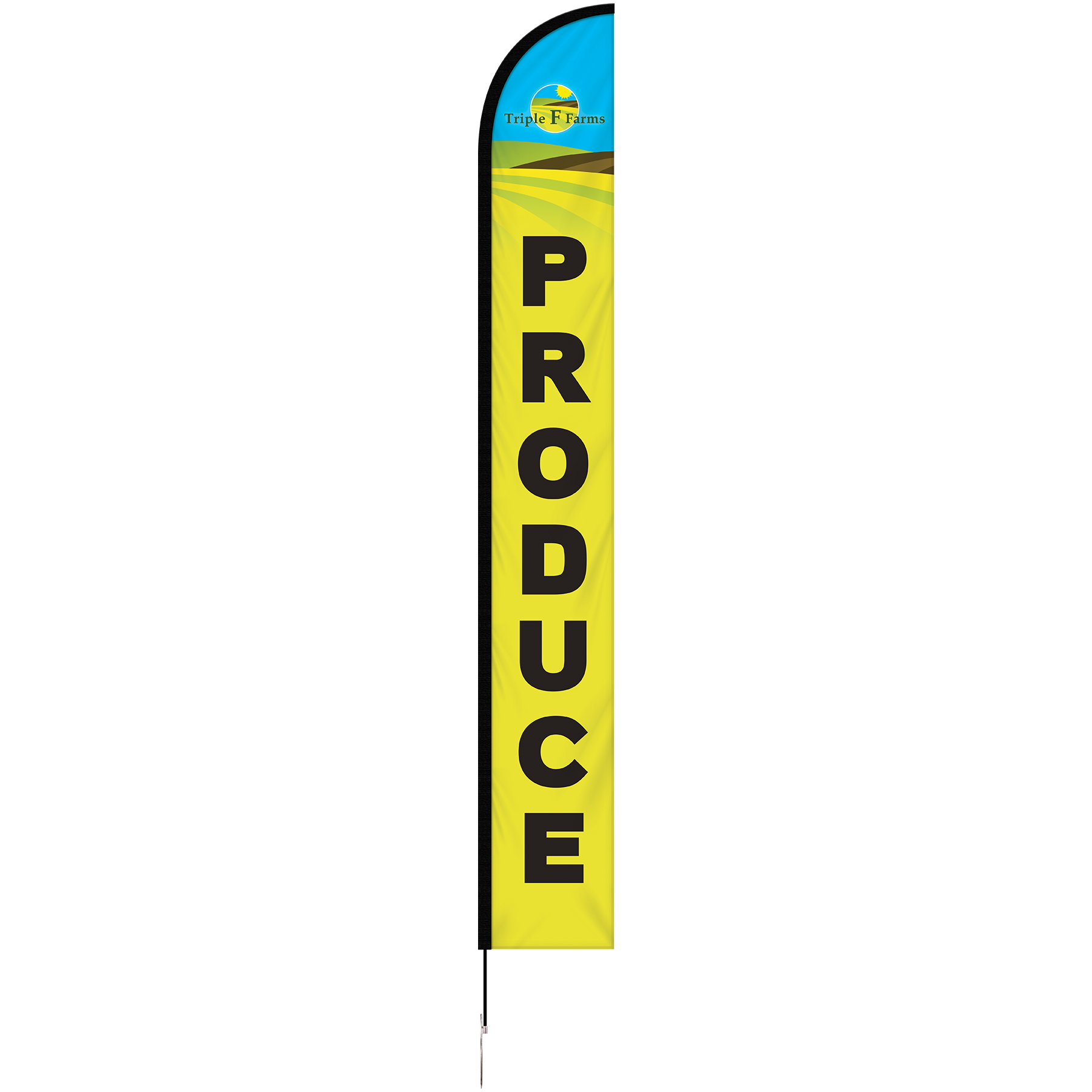 15' Portable Double Sided Half Drop Kit w/ Cross Base 9