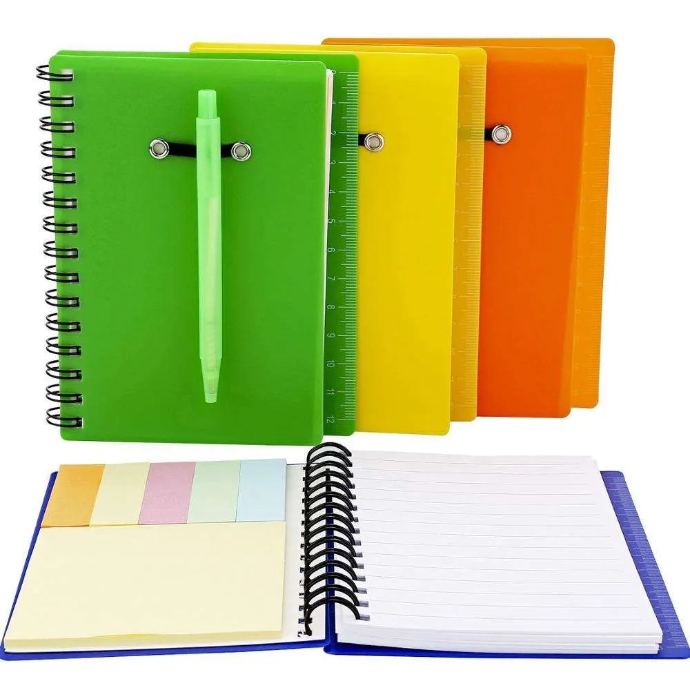 Spiral Notebook Gift Set with Ballpoint Pen 2