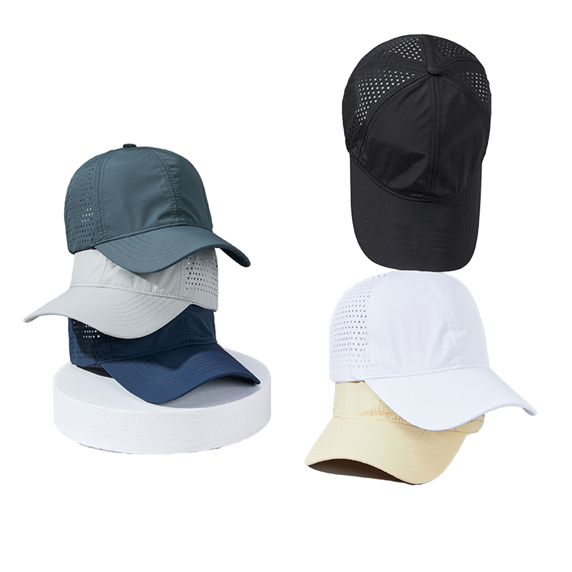 Quick-Dry Ventilated Baseball Sun Cap 3