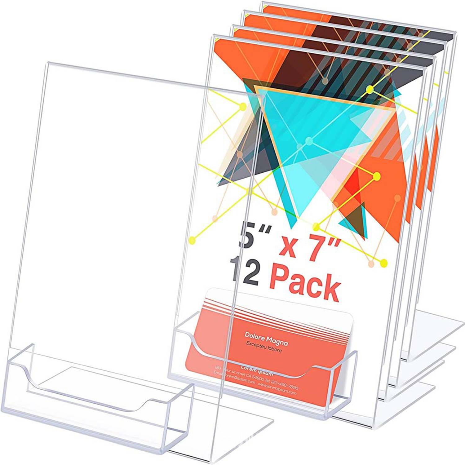 Acrylic Brochure Business Card Display Stand 7