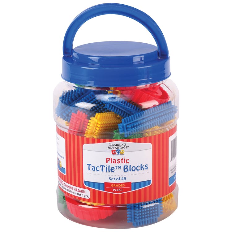 TacTile Blocks - Set of 49 Assorted Colors 2