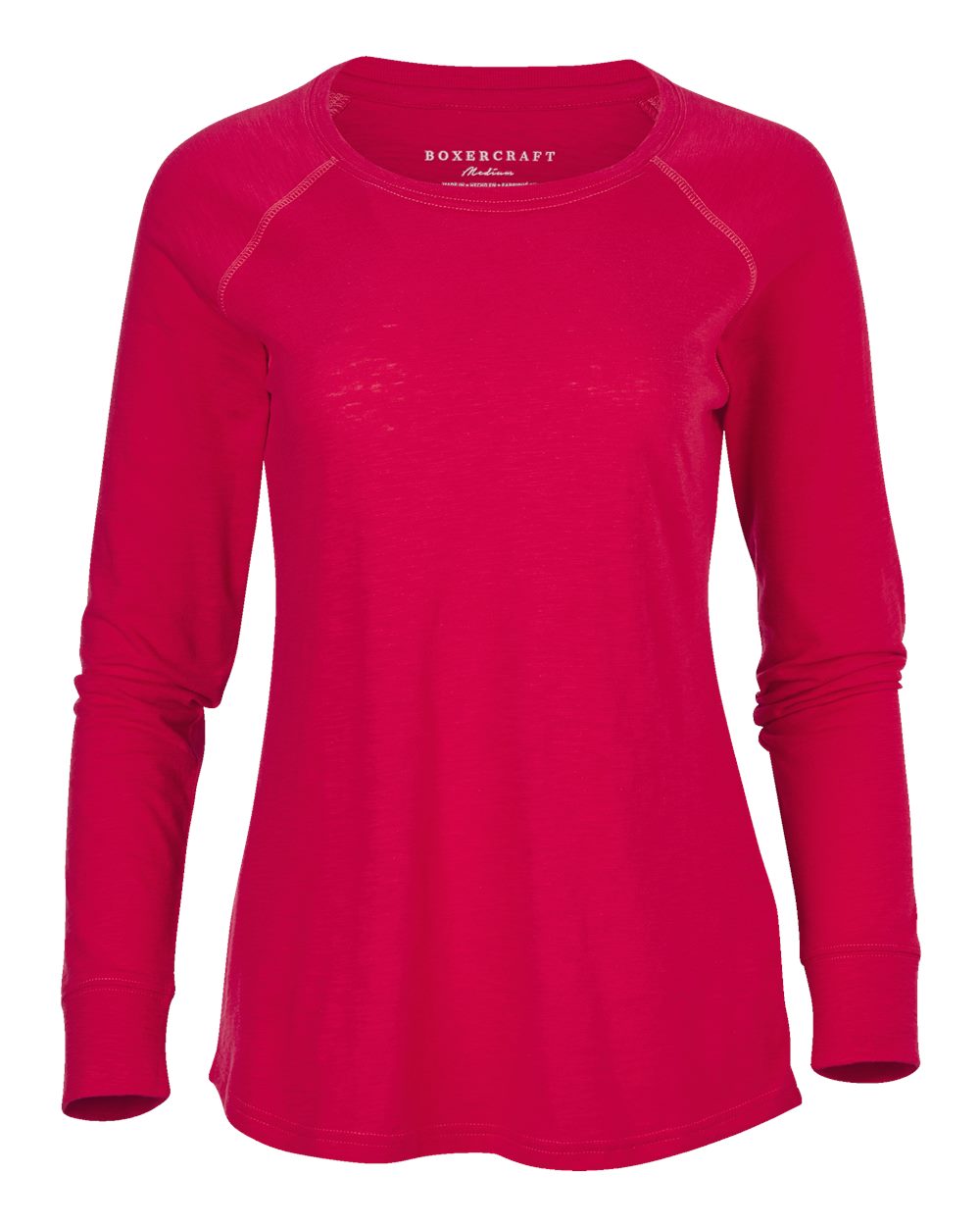 Women's Solid Preppy Patch Long Sleeve T-Shirt - BW3166 32