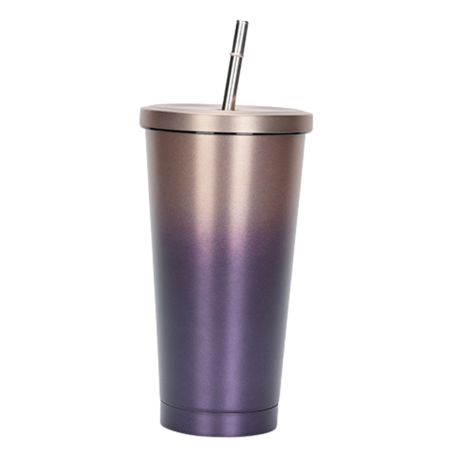16.9Oz Vacuum Insulated Stainless Steel Tumbler W/ Lid And S 6