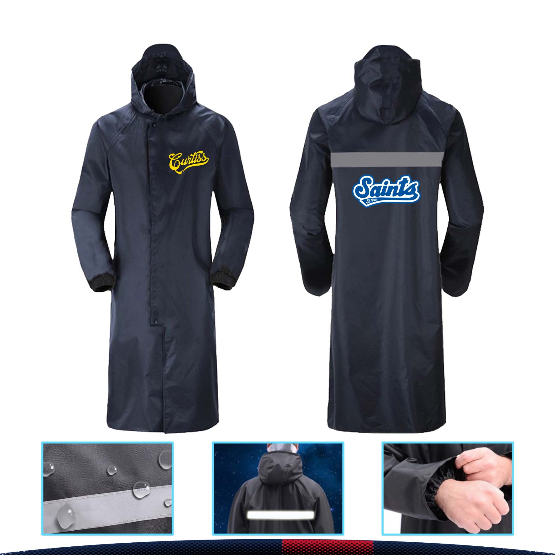 Reflective Oxford Rain Jacket 2