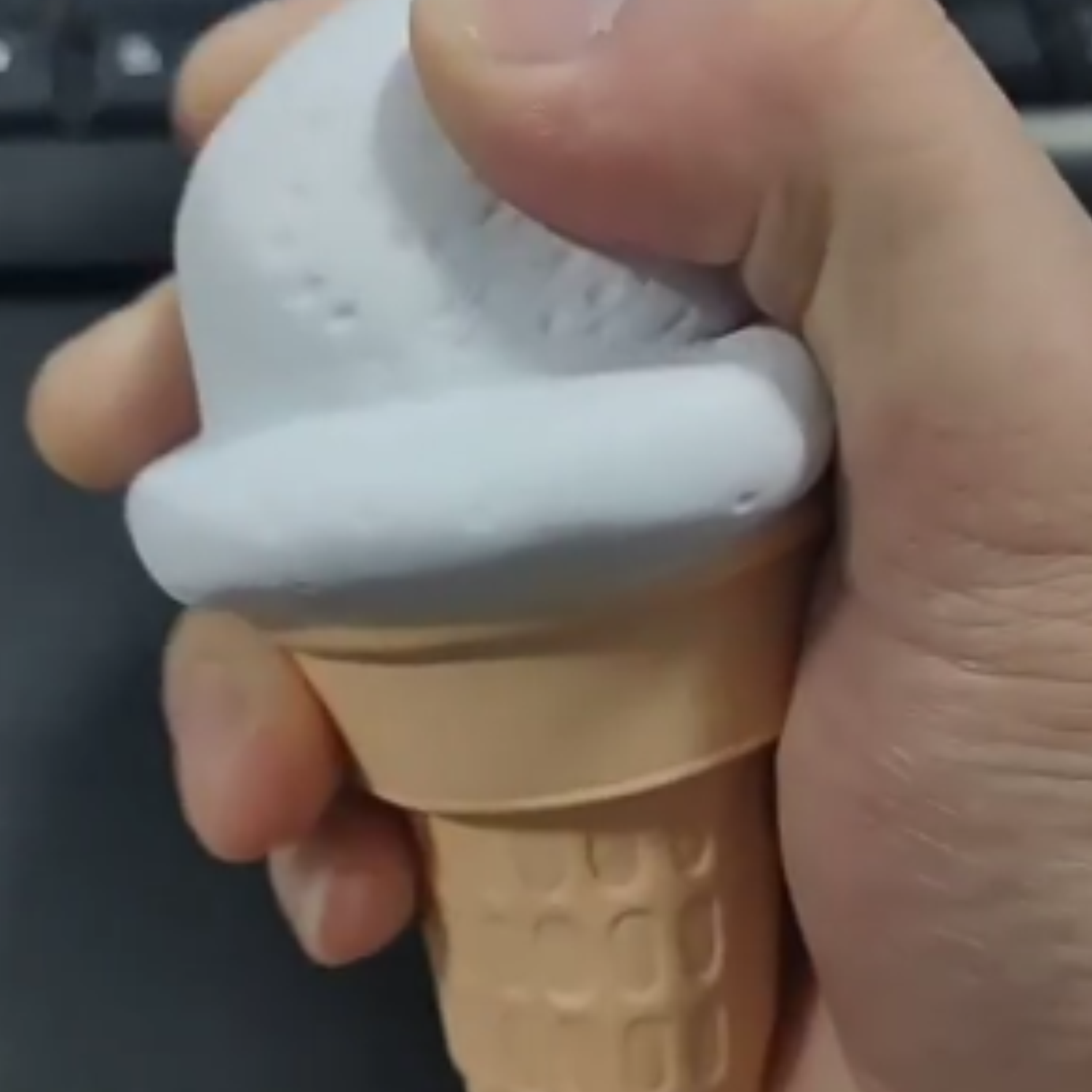 PU Foam Ice Cream Cone Stress Reliever 5