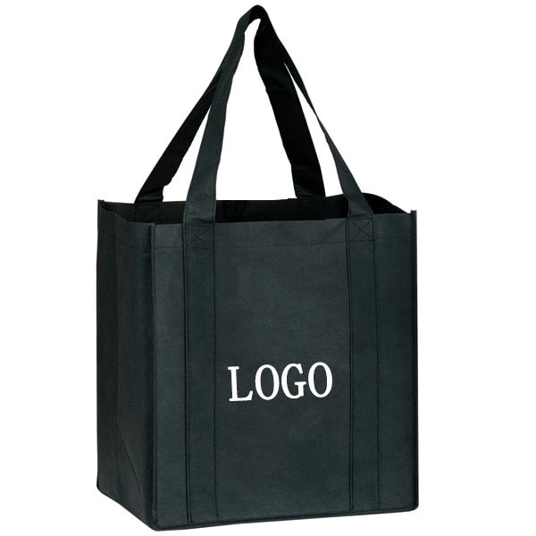 Large Non-Woven Grocery Tote Bags - 13W x 10 x 15H 16