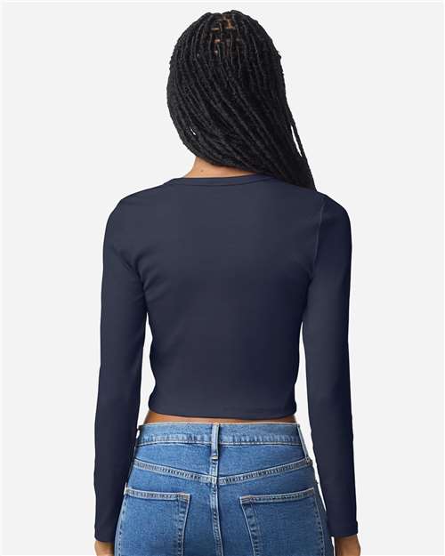 Women's Baby Rib Long Sleeve Fitted Tee - BR2107 50
