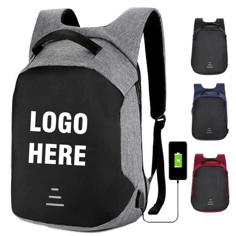 Custom Waterproof Laptop Backpack with USB Charging Port 1