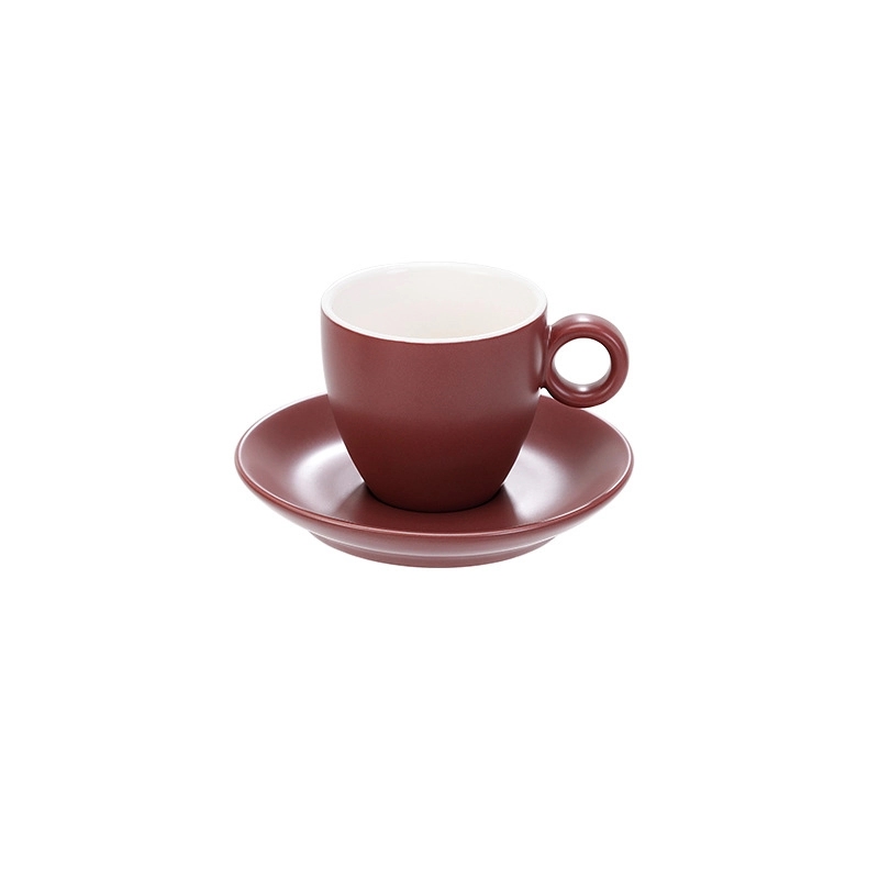 6 oz. Cups with Saucer for Latte Coffee 13