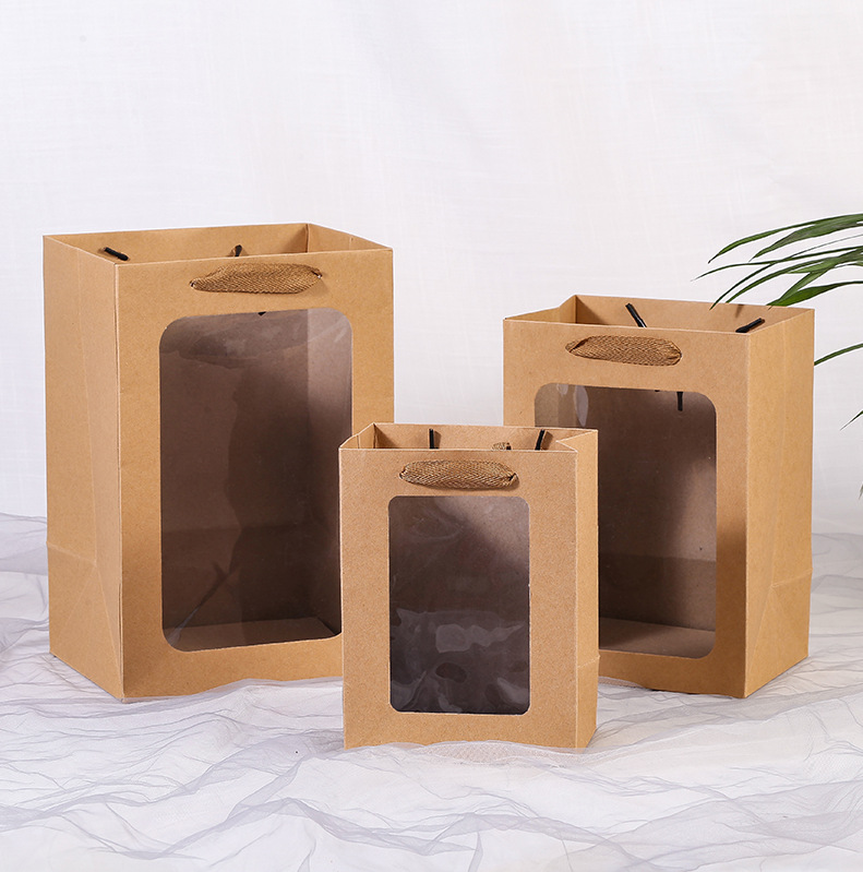 Window Gift Card Paper Handbag