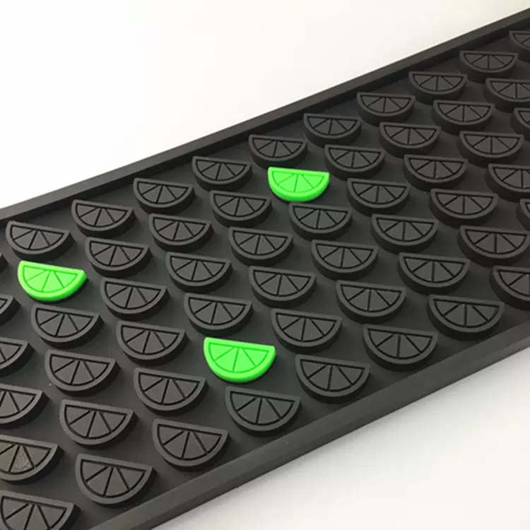 Custom Logo Rubber Bar Mat 3.5''x20'' 6