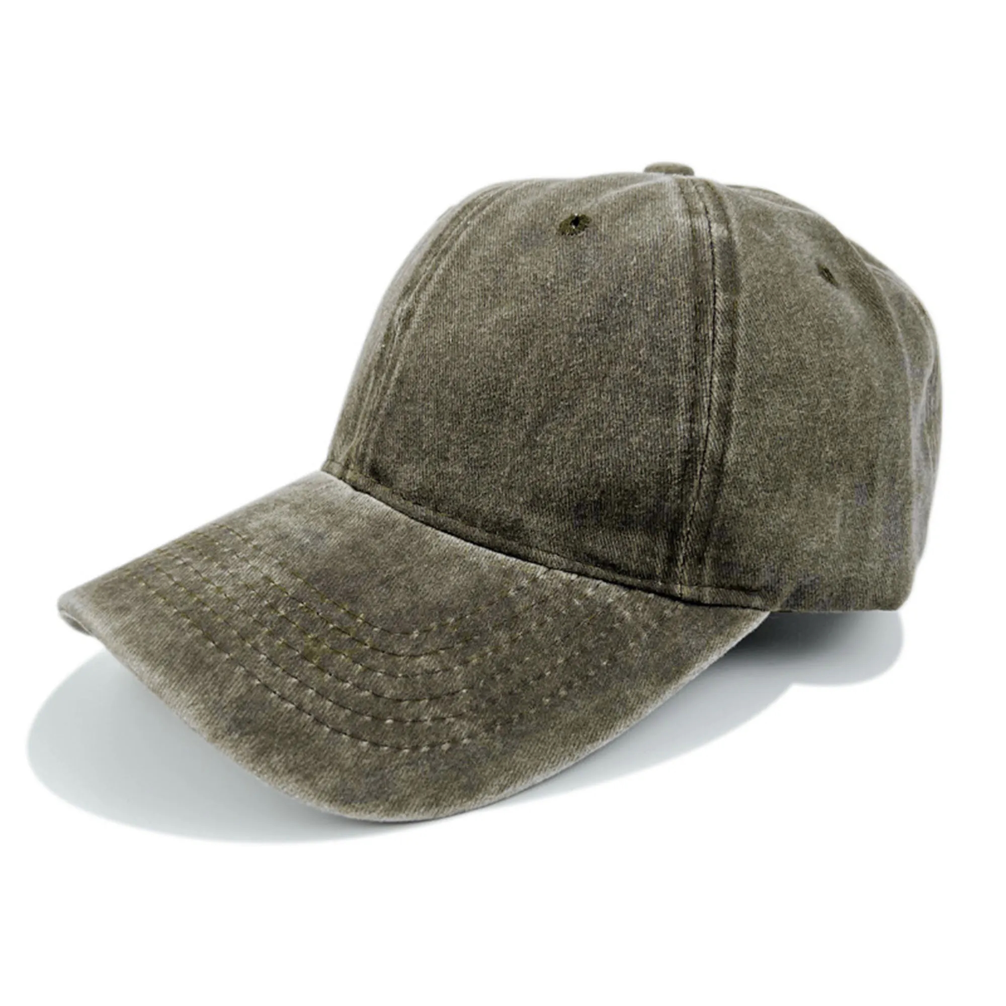 Embroidery Washed Cotton Baseball Cap 4
