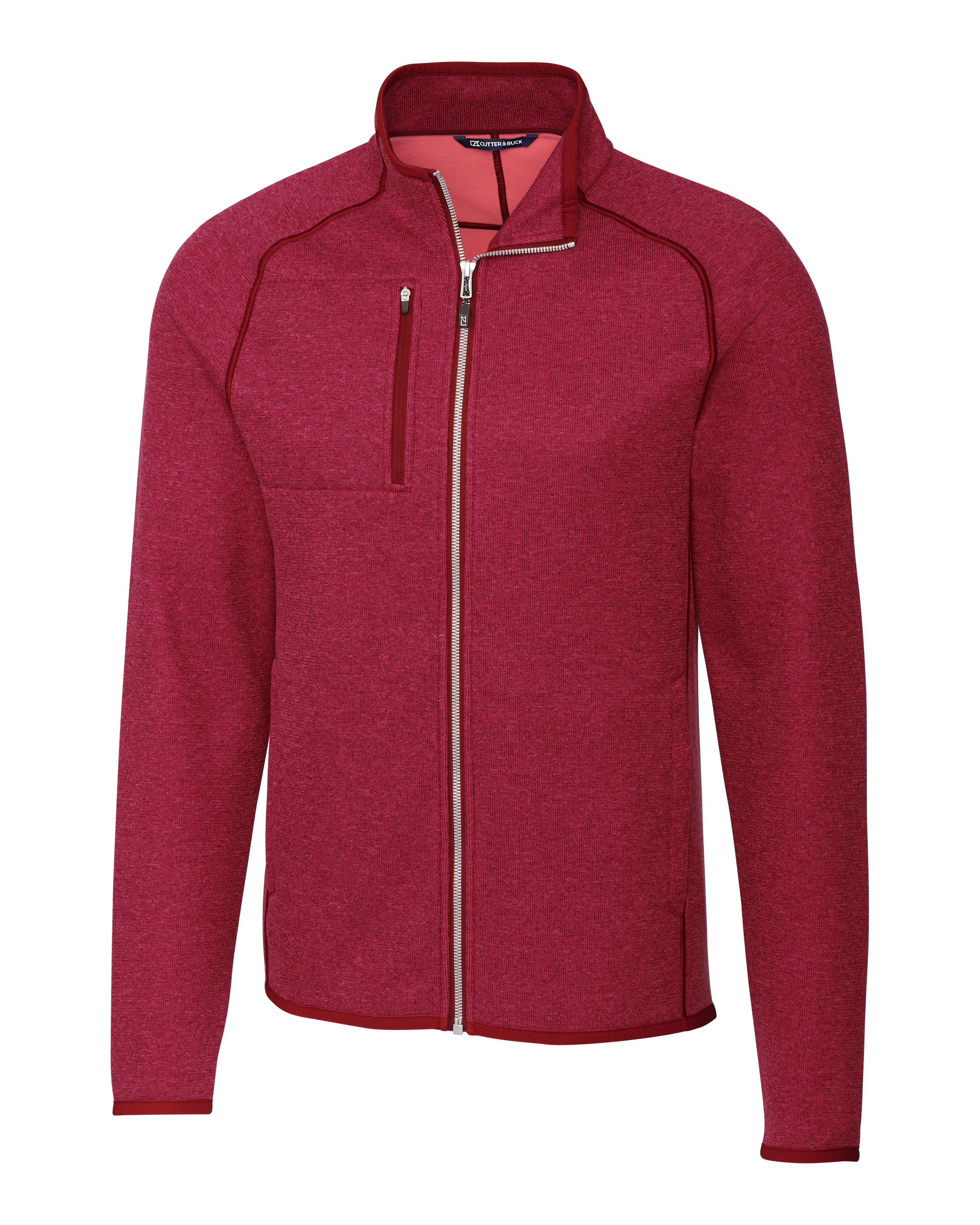 Cutter & Buck Mainsail Sweater-Knit Mens Full Zip Jacket 48