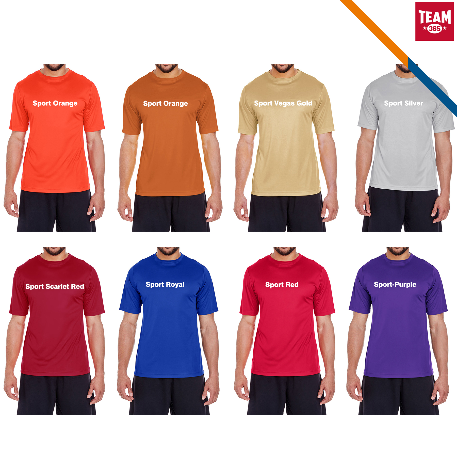 Team 365® Men's Zone Performance Tees 8