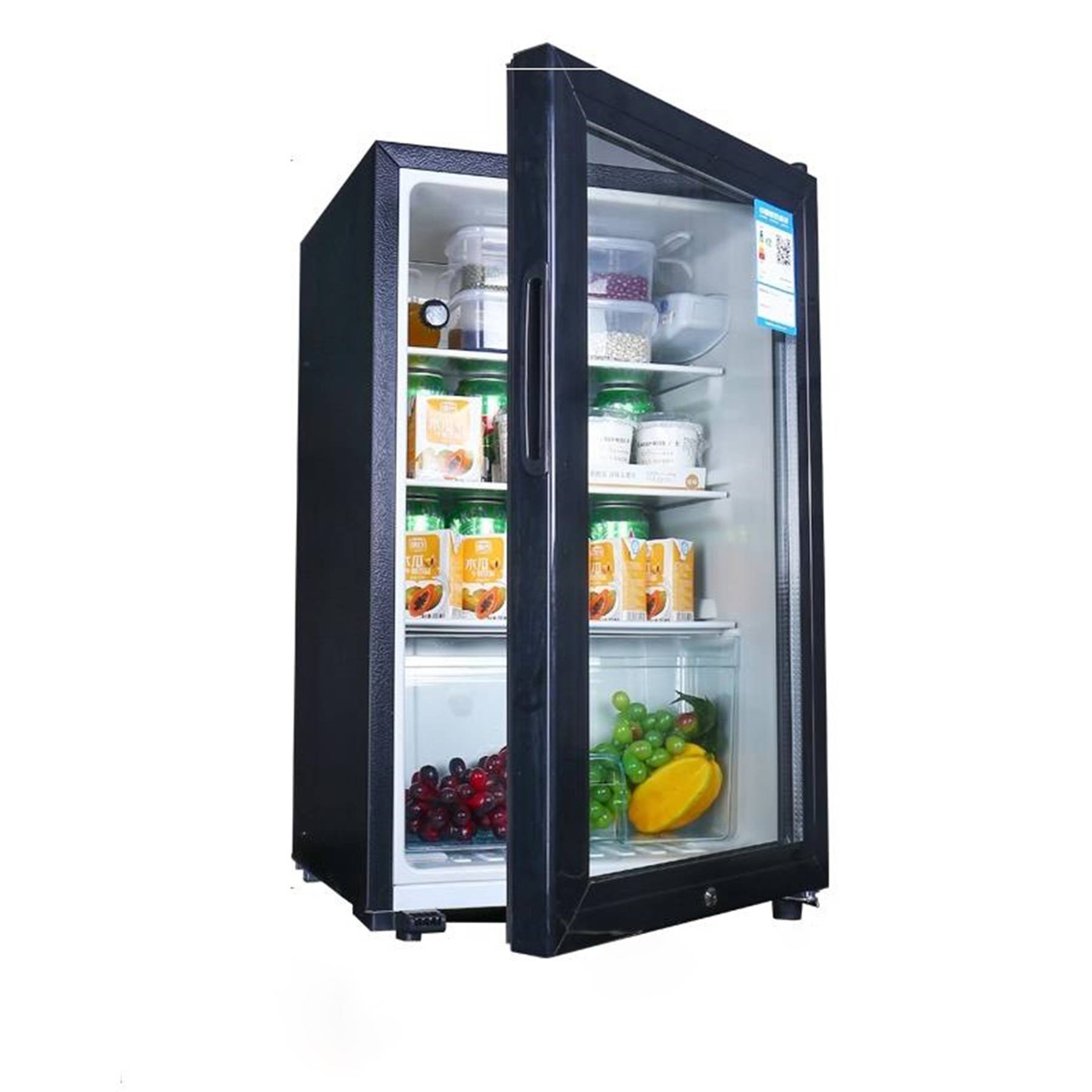 Mini Fridge with Glass Door 3
