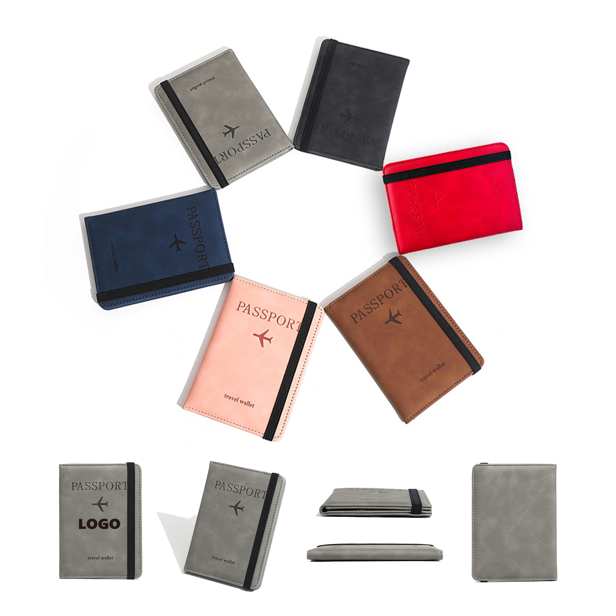 Travel Passport Wallet RFID Blocking 3