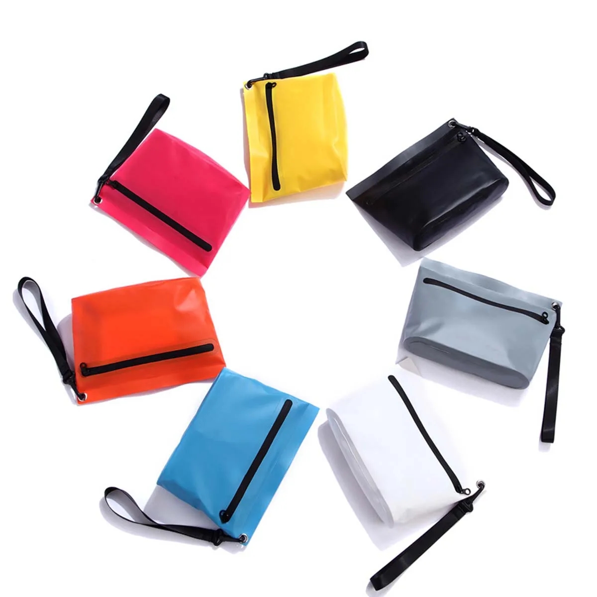 Multifunction Portable Waterproof Zipper Pouch Makeup Bag 2