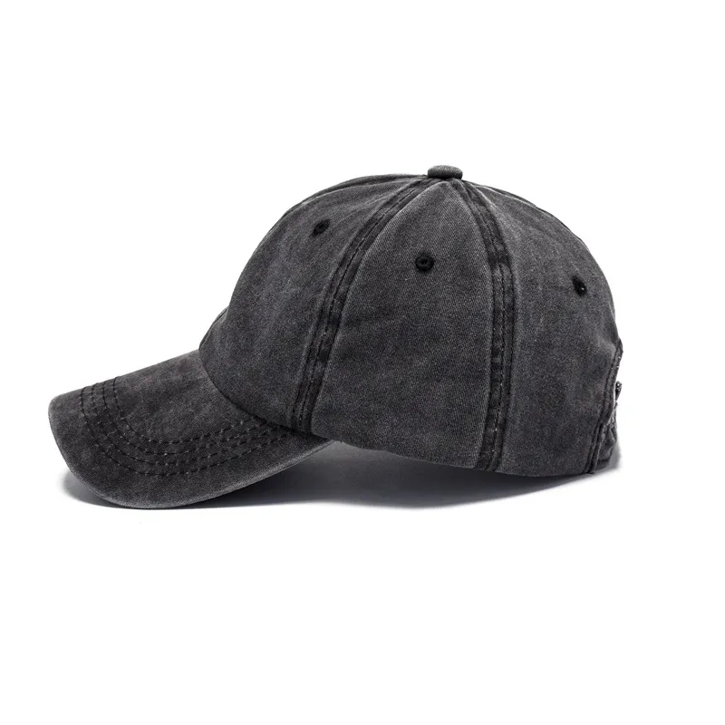 Custom Distressed Dad Hats Bulk Wholesale Unisex Vintage Baseball Caps For Business 1