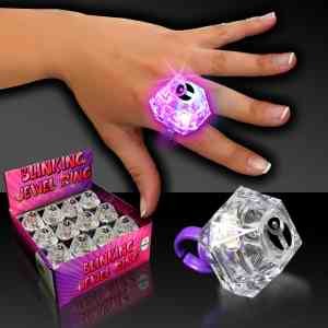Lighted LED Glow Jewel Ring 2