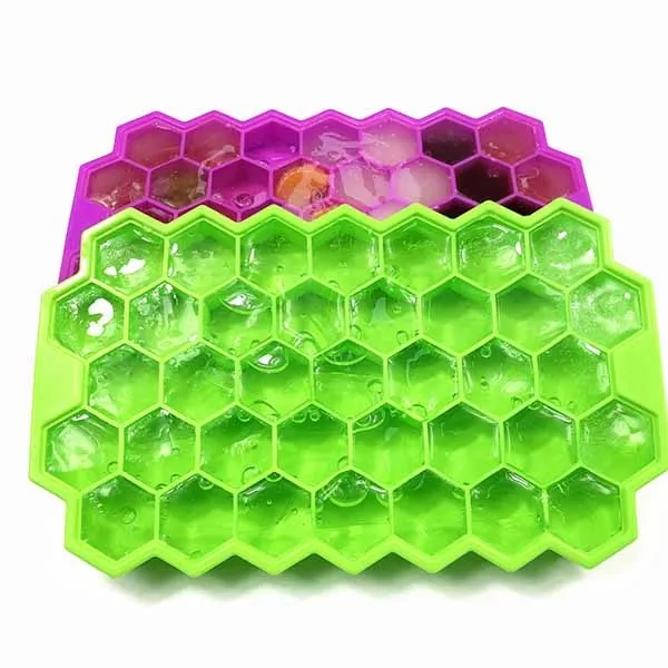 Silicone Ice Cube Tray With Lid 4