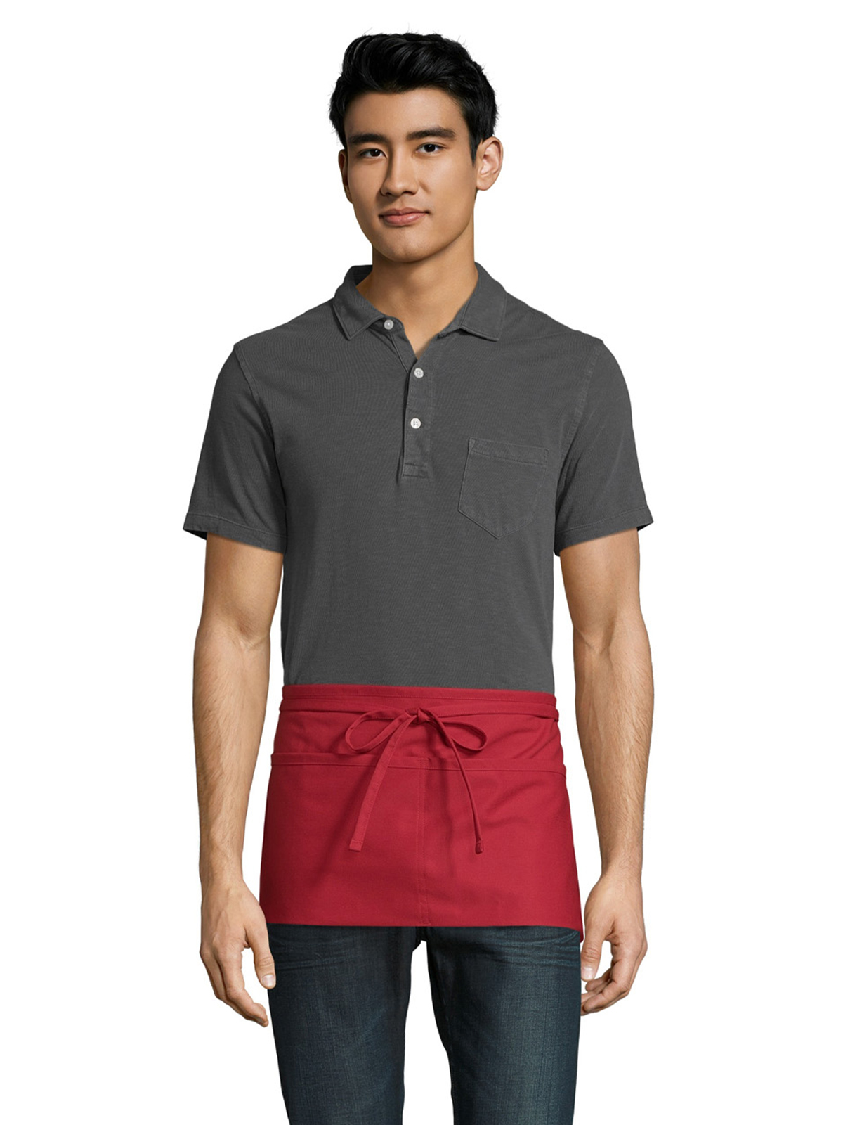 Uncommon Chef Aprons - Unisex Two-Section Patch Pocket Apron 3
