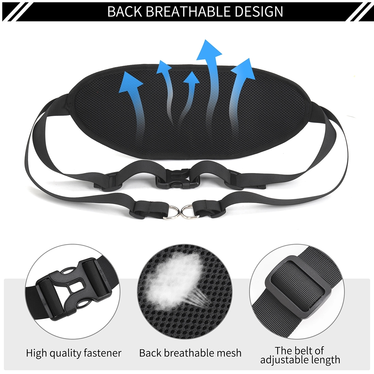 Hands Free Dog Leash With Waist Bag 2