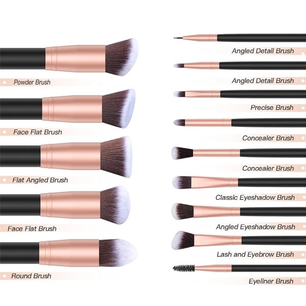 14 pcs Professional Makeup Brush Set 3