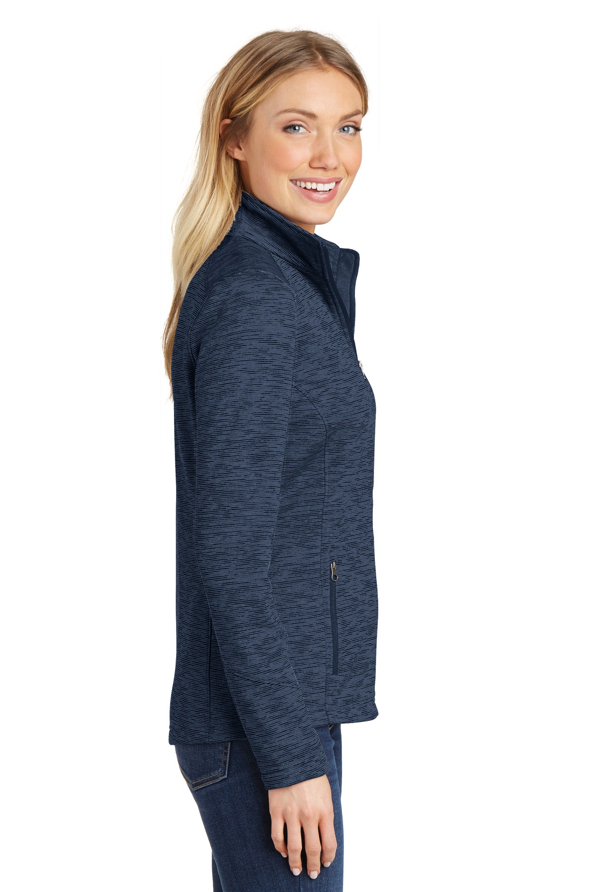 Port Authority Women's Digi Stripe Fleece Jacket. L231 23