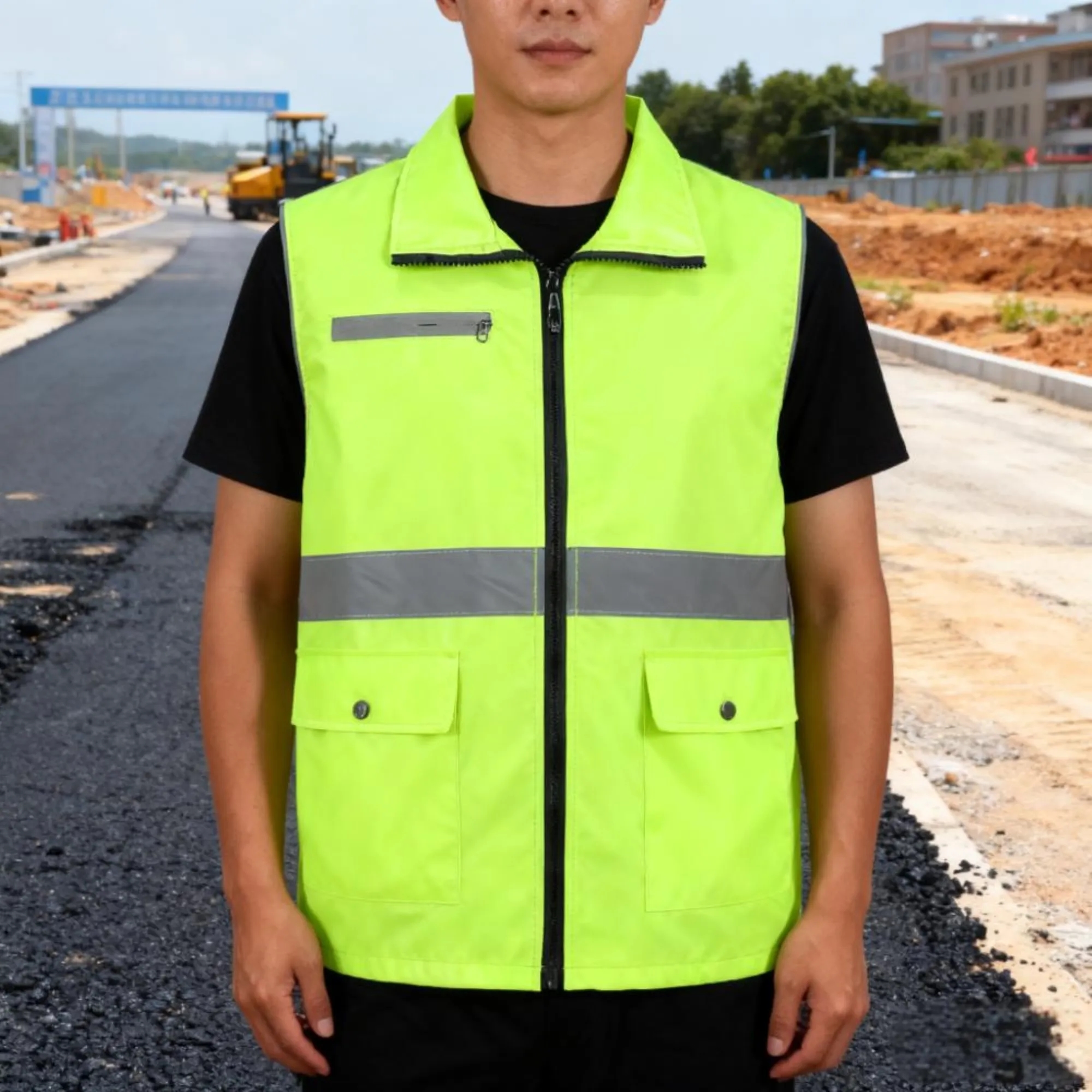 Reflective Strip Volunteer Vest 2