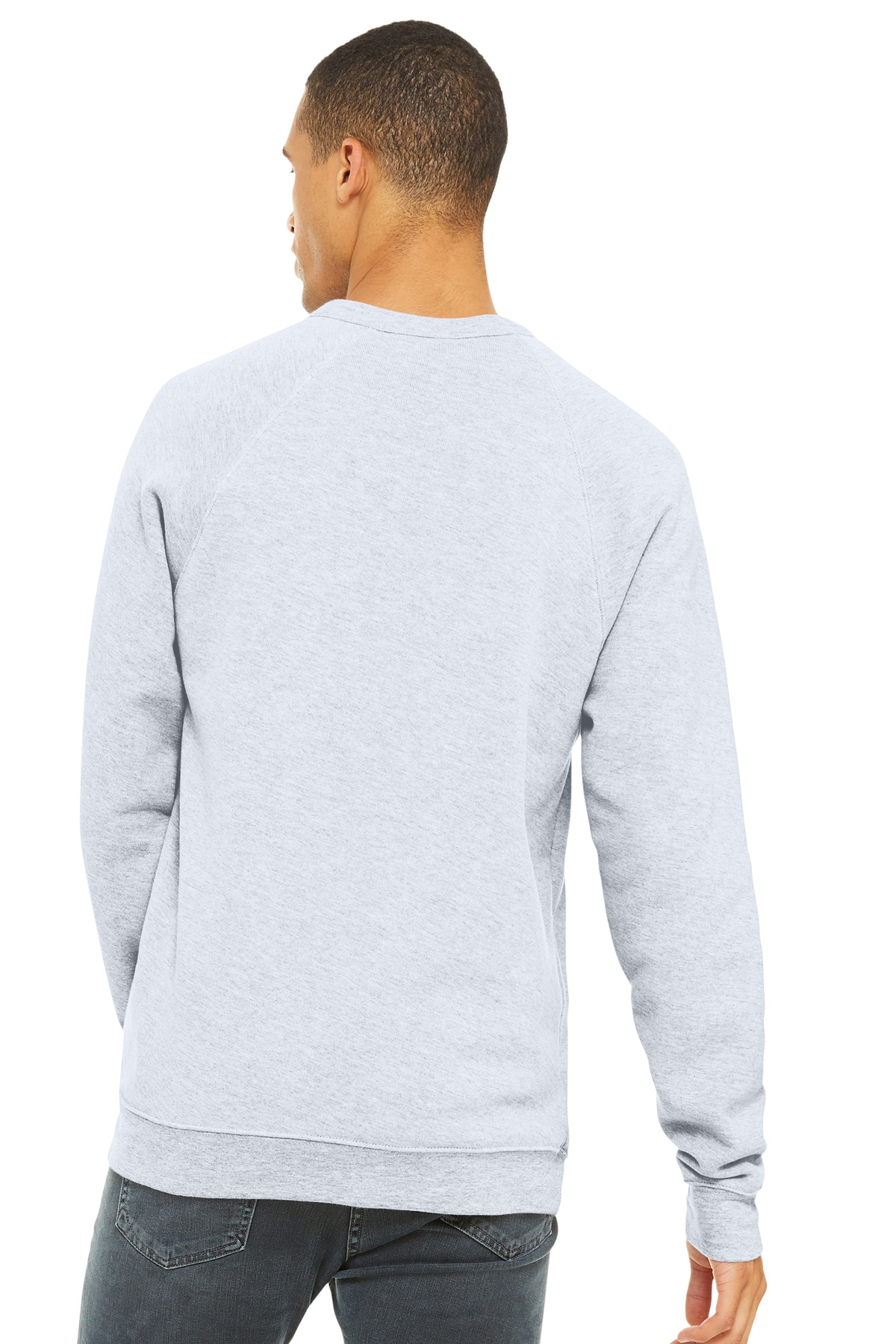 BELLA+CANVAS Unisex Sponge Fleece Raglan Sweatshirt. BC3901 170