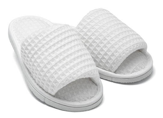 Child's Small Open Toe Waffle Slipper 2
