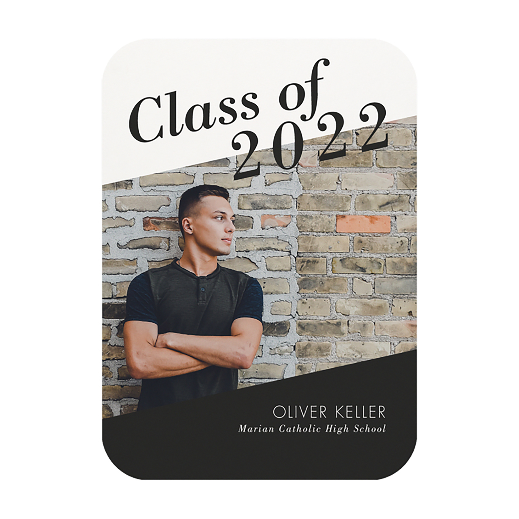 Diagonal Lines - Graduation Invitation 4
