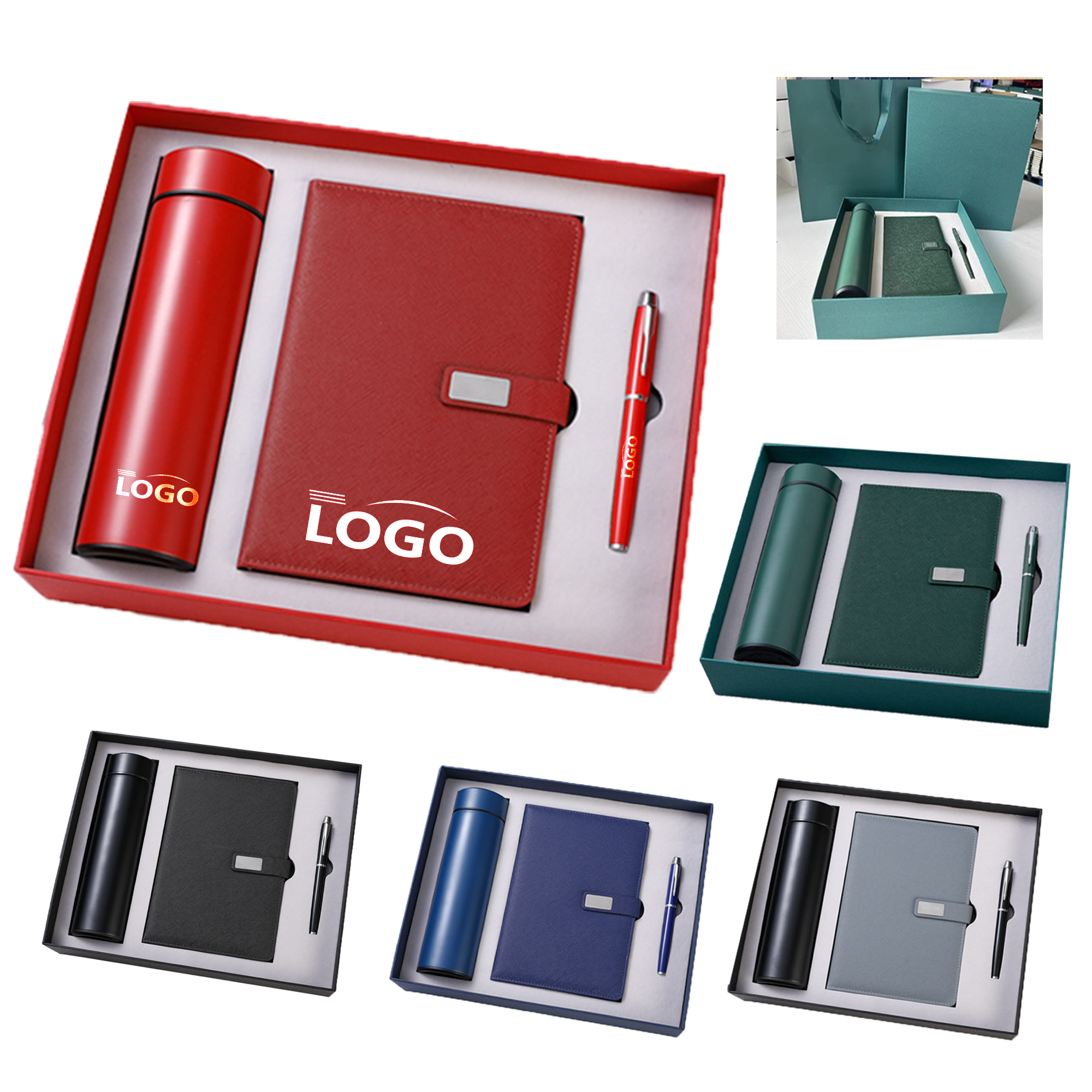 Business Gift Box Set with Insulated Cup, Signing Pen and Notebook 10