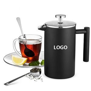 French Press Coffee Maker Black 350Ml 4