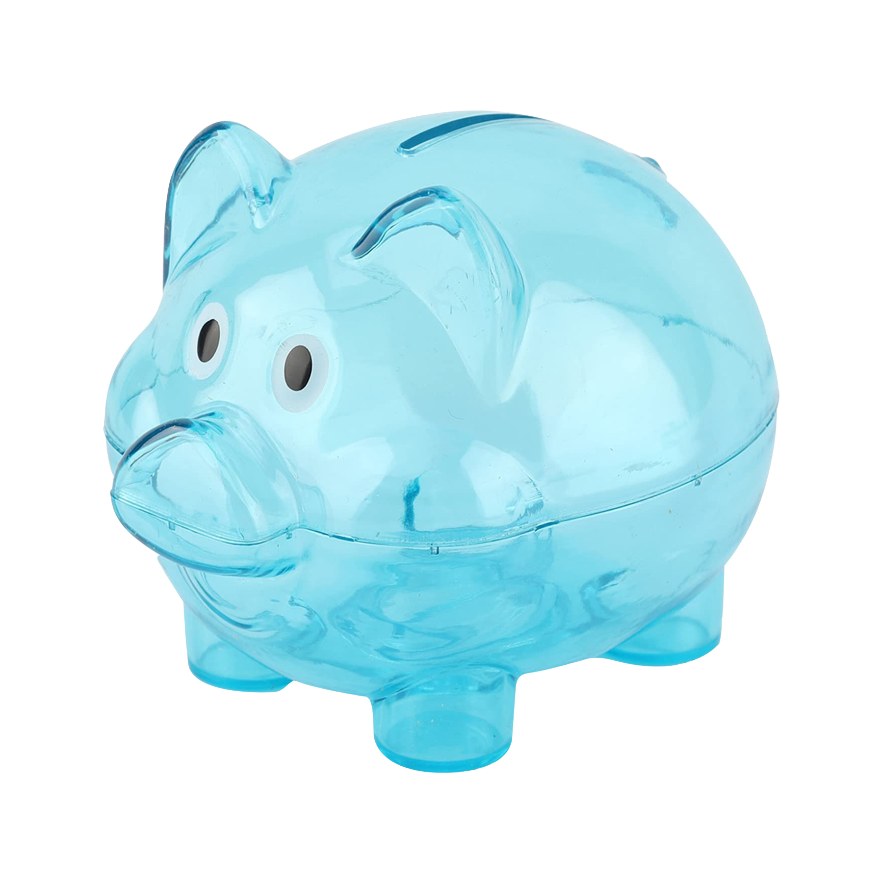 Clear Plastic Piggy Bank 7
