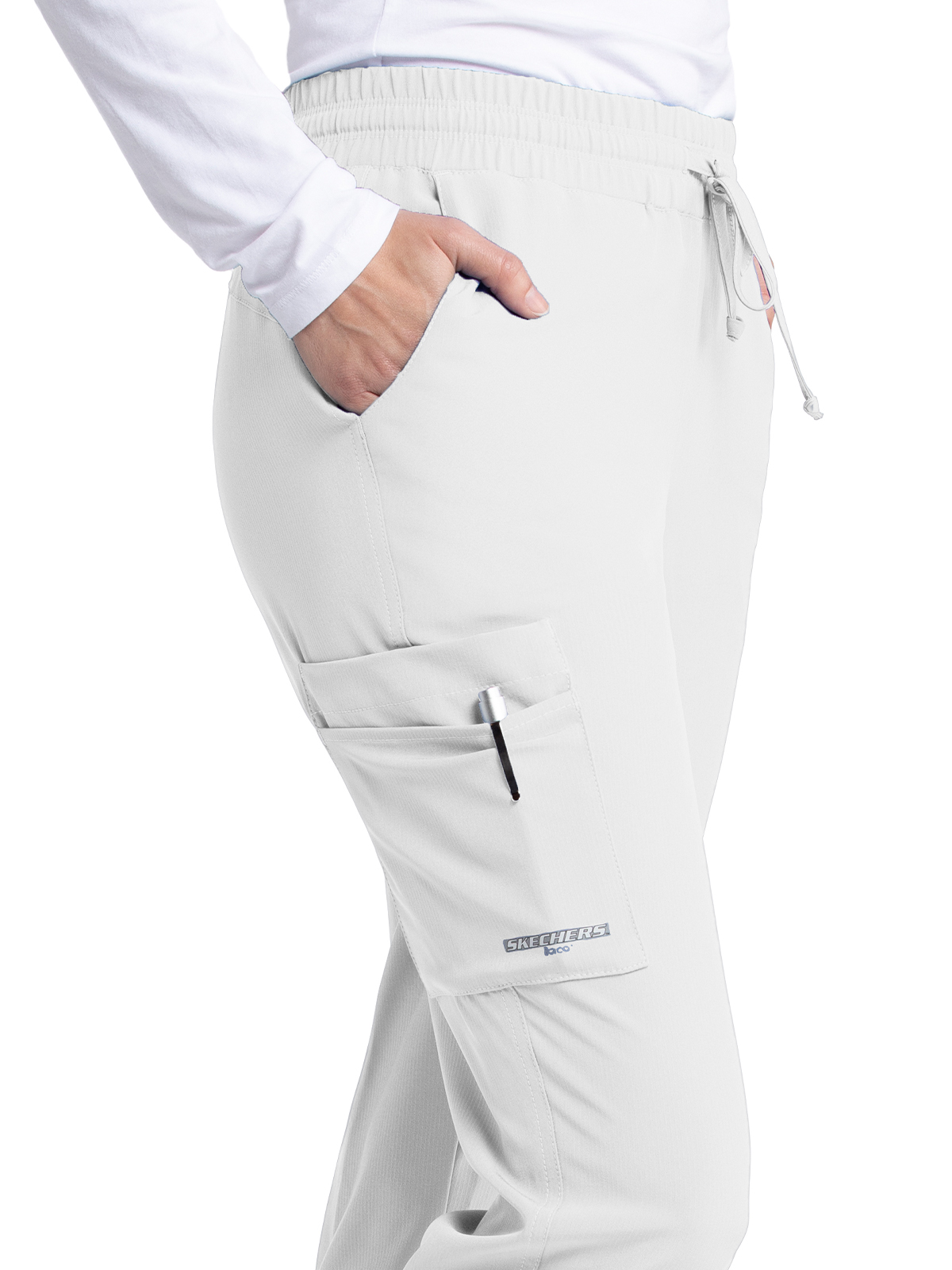 Skechers - Women's Four-Pocket Low-Rise Theory Jogger Scrub Pant 7