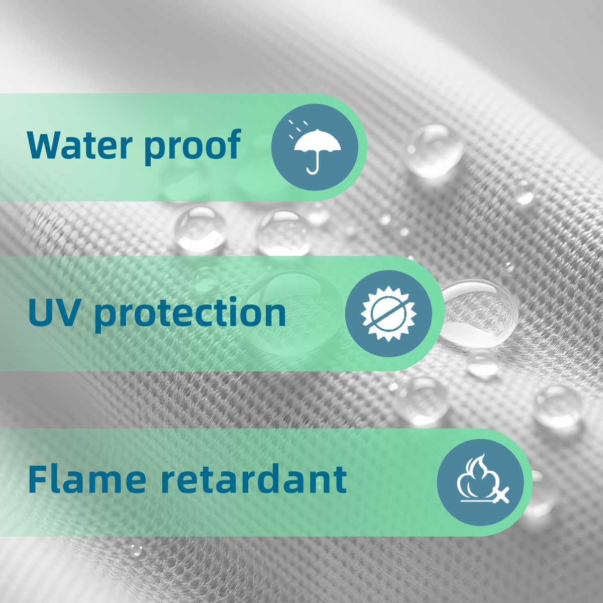 13'x13' Premium Hex Aluminum Frame Tent Kit w/Full Rear Wall 6