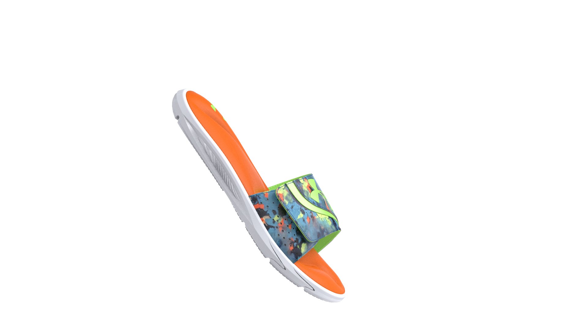 UA Ignite VI Graphic Strap Boys' Slides 5