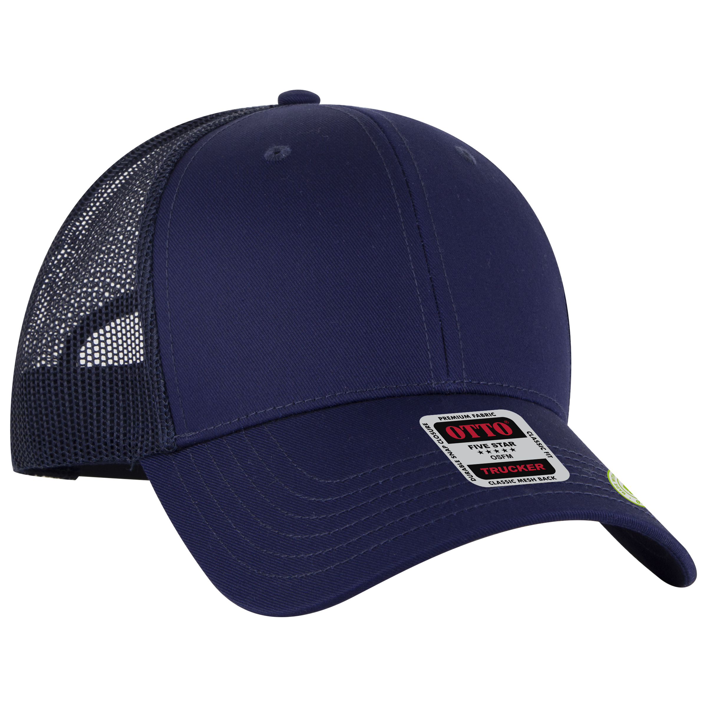 OTTO CAP® 6 Panel Low Profile Mesh Back Trucker Hat 3