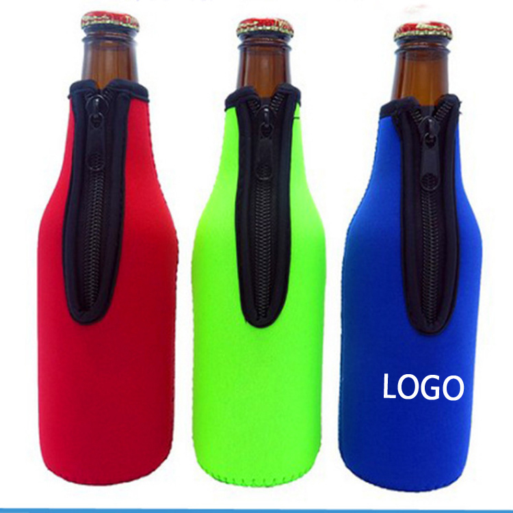 Neoprene Bottle Sleeve, custom koozie with logo imprint 4
