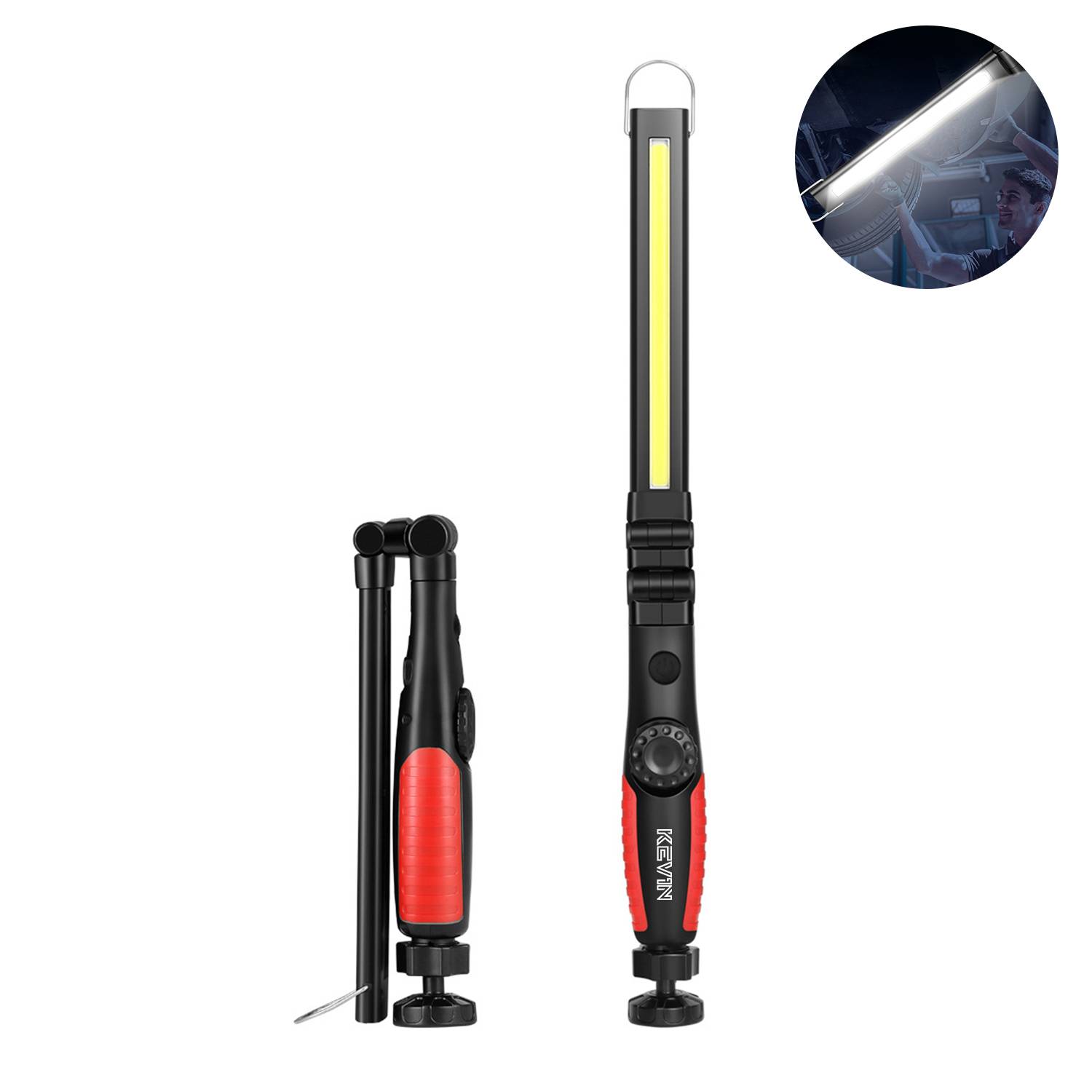 Rechargeable USB Foldable LED COB Work Light 2