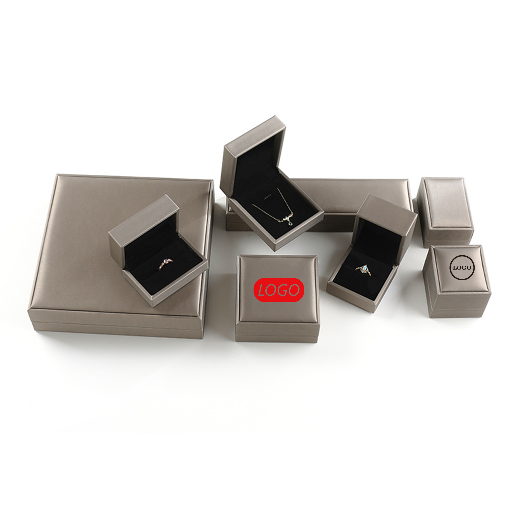 Velvet Lined PU Jewelry Box 2