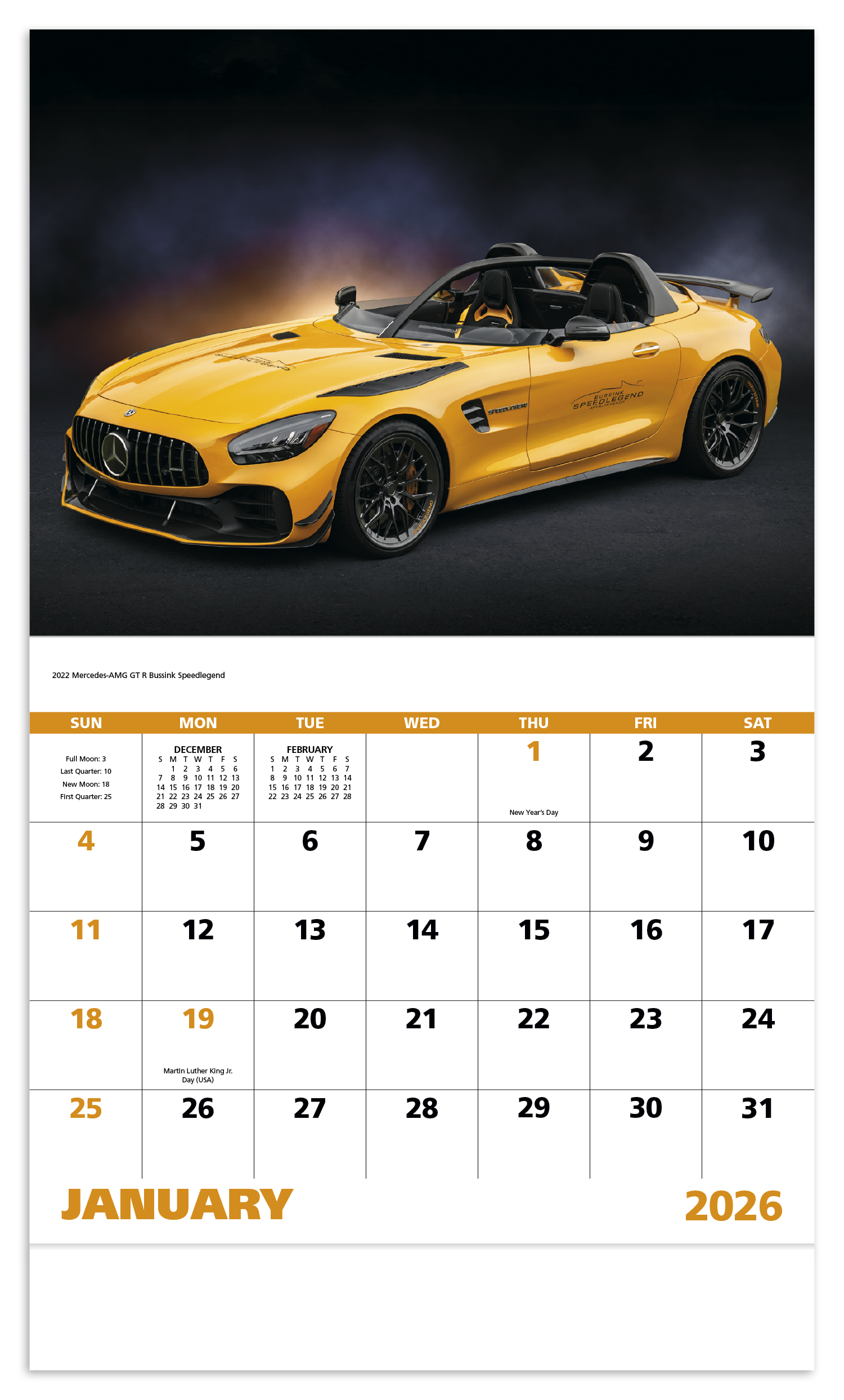 Good Value™ Exotic Sports Cars - Stapled Calendar 9