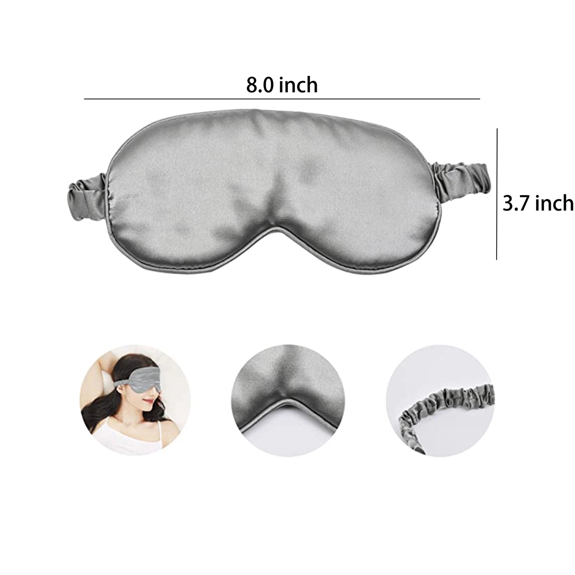 Soft Silk Eye Mask MOQ 50PCS 6