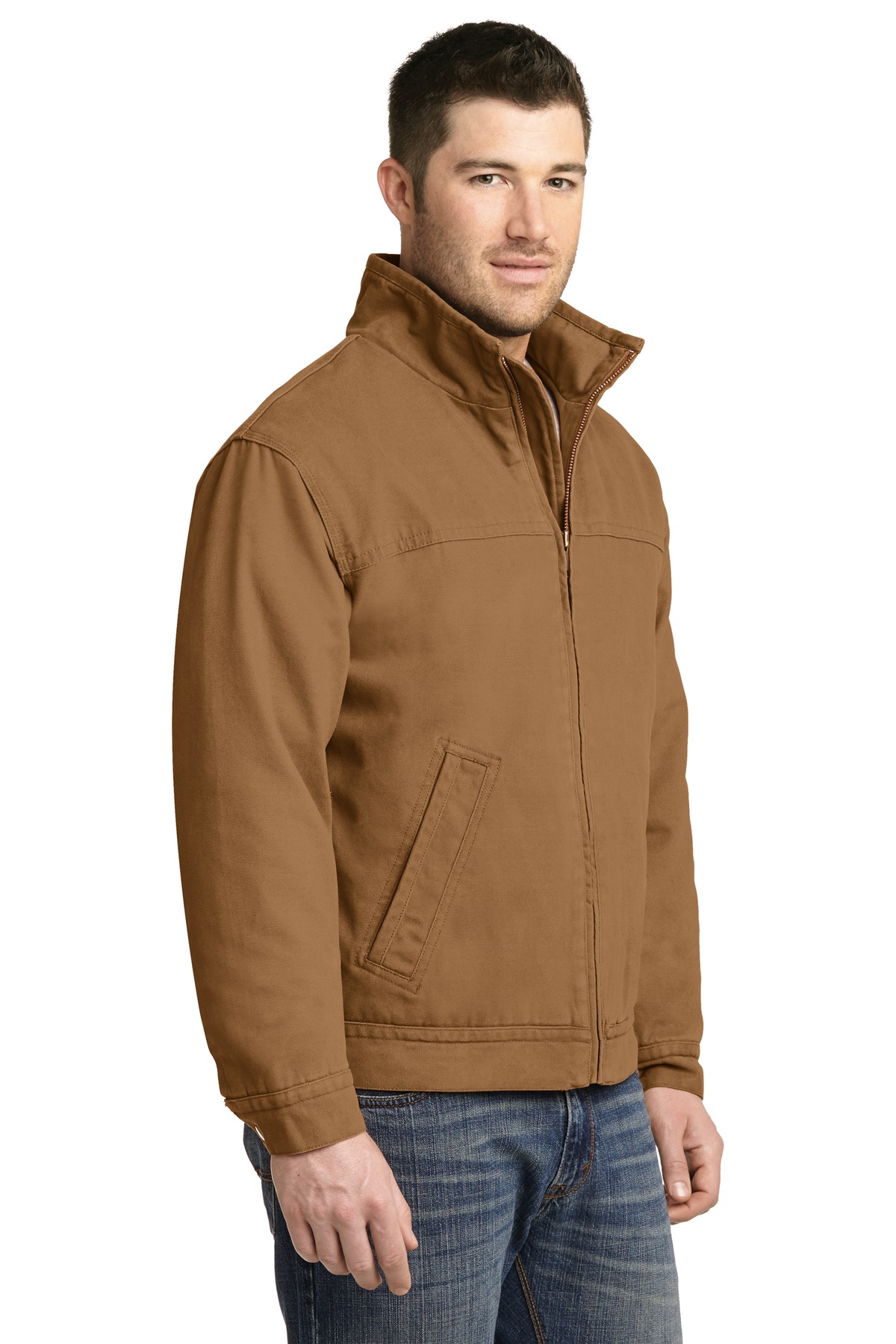 CornerStone Washed Duck Cloth Flannel-Lined Work Jacket. CSJ40 17