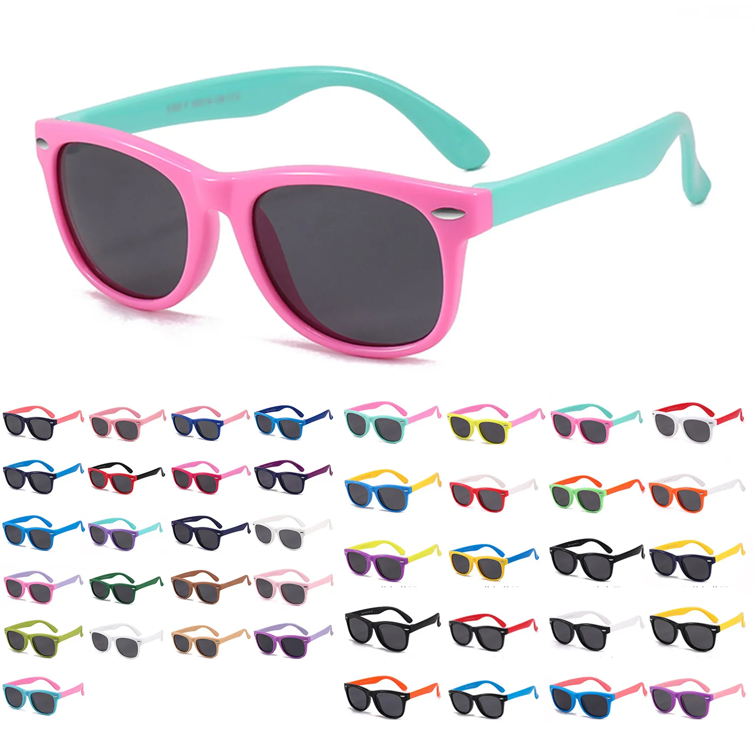 Silicone Anti-ultraviolet Sunglasses For Children 2