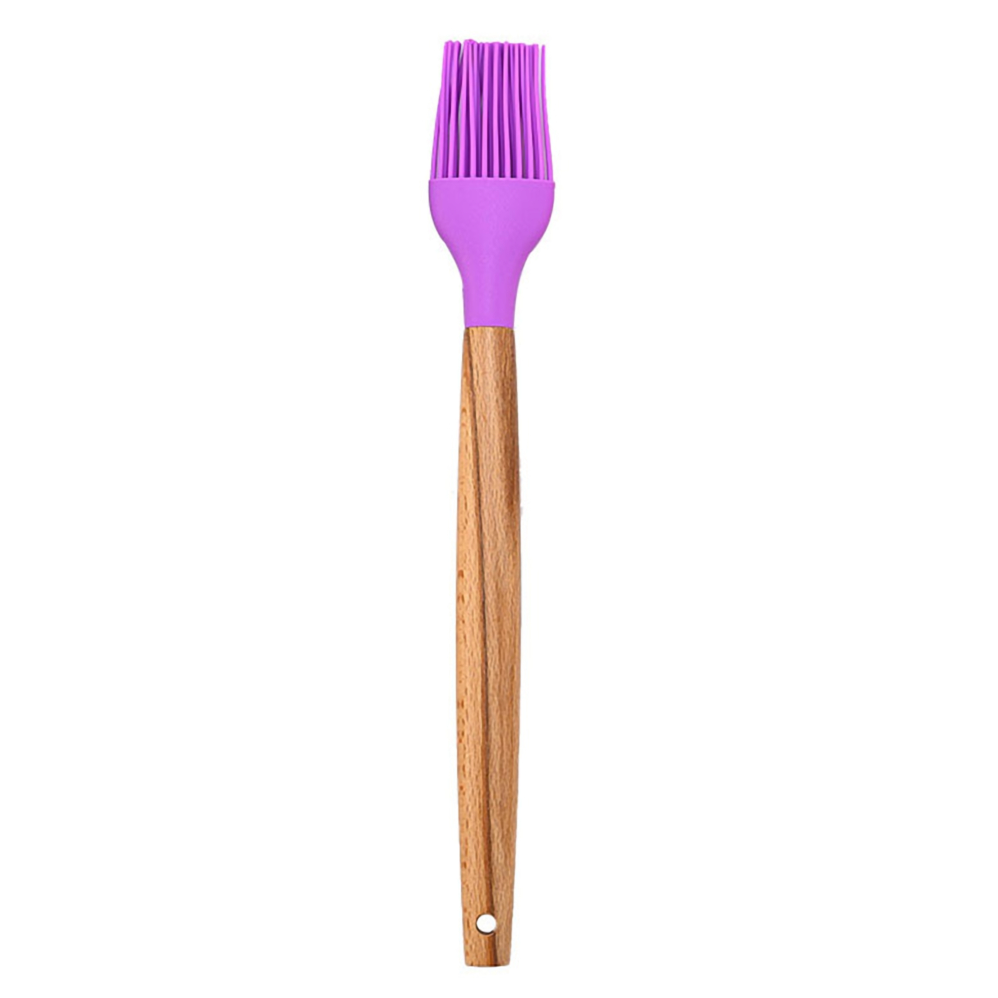 Silicone Grill Brush w/Wooden Handle 5