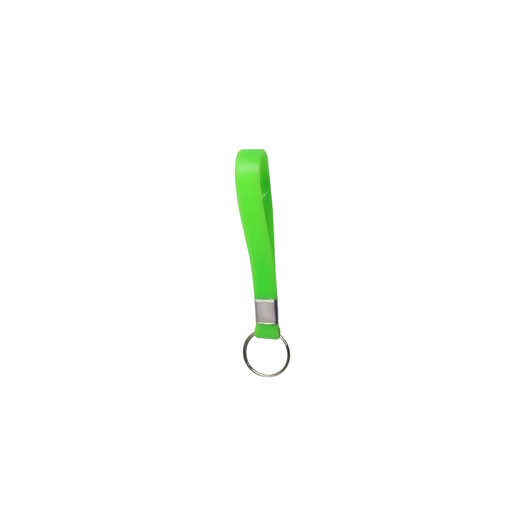 Silicone Bracelet Key Chain 8" Length 7