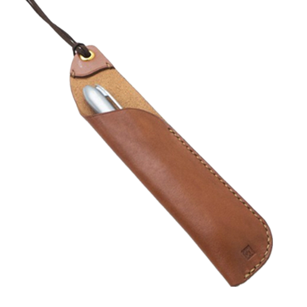 Leather Voice Record Pen Holder With Lanyard 5